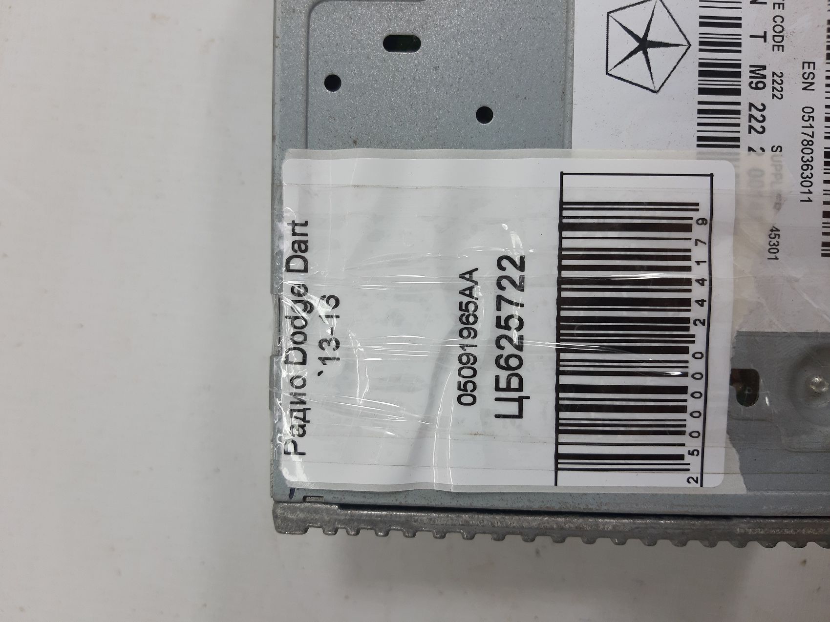 Dart Радио Dodge Dart 2013-2016 05091965AA Dodge Dart 6