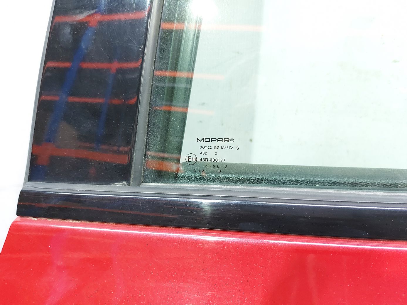 Dart Дверь задняя левая (красная) Dodge Dart 2013-2019 68158727AD Dodge Dart 3