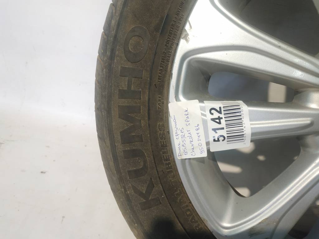 Spark Колісний диск Code: rjw, front. R15 з гумою 185/55 Шевроле Spark 2014-2016 95024486 Chevrolet Spark 2 Spark Колісний диск Code: rjw, front. R15 з гумою 185/55 Шевроле Spark 2014-2016 95024486 Chevrolet Spark 2