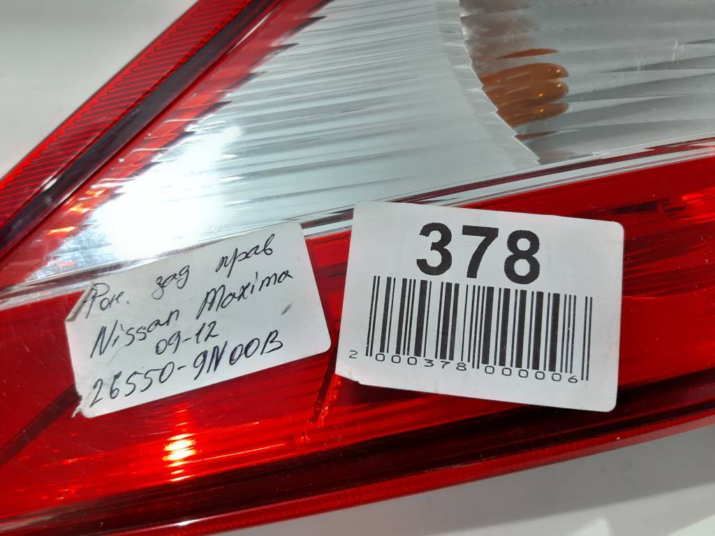 Maxima Фонарь задний правый Nissan Maxima 2009-2012 265509N00B Nissan Maxima 6