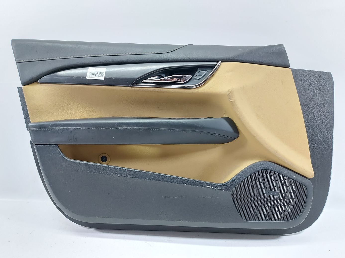 Ats. Карта дверей передньої лівої (чорн-беж) Cadillac ATS 2013-2014 22995685 Cadillac ATS