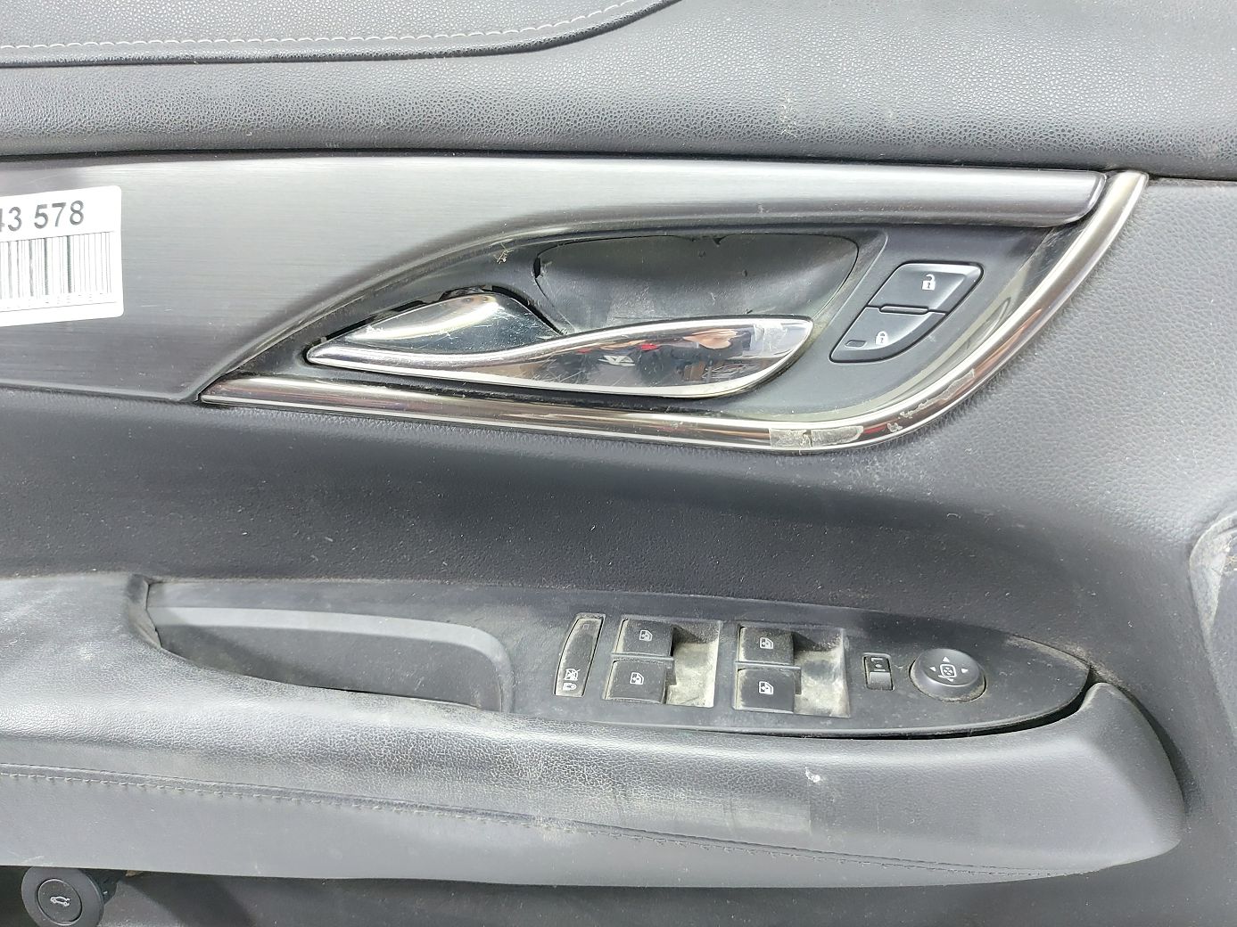 Ats Карта дверей передньої лівої (чорн, шкіра) Cadillac ATS 2013-2014 23193956 Cadillac ATS 3