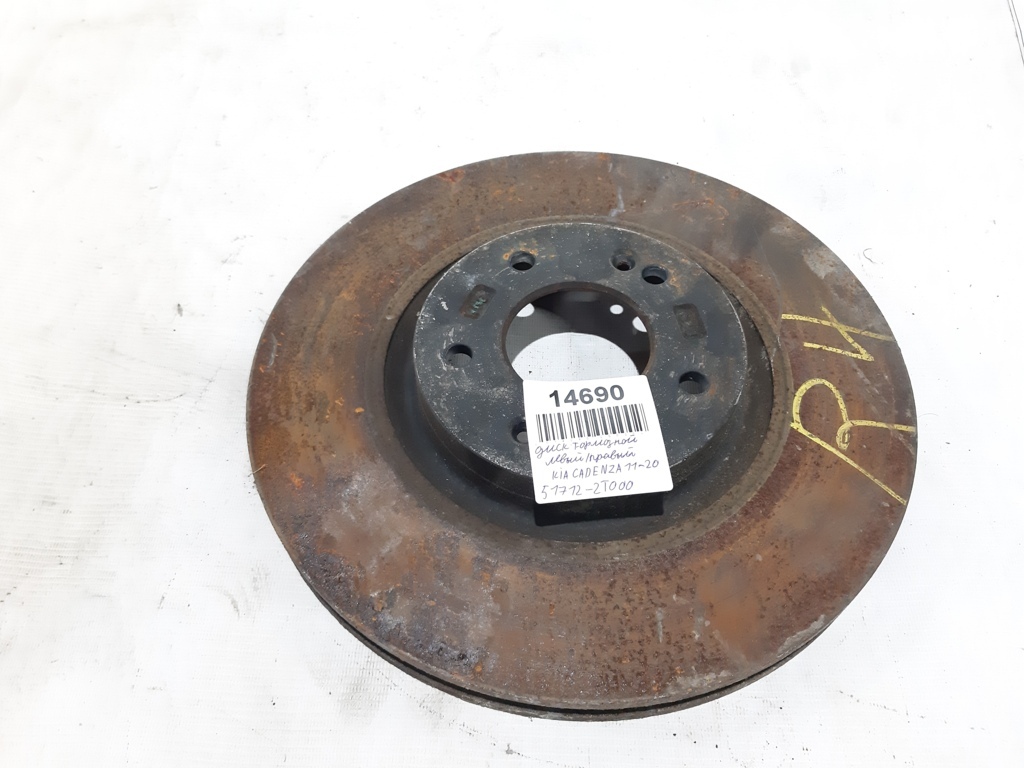 Cadenza Диск гальмівний передній лівий/правий Kia CADENZA 2011-2020 517122T000 Kia CADENZA 6