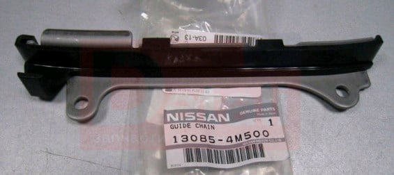 Успокоители цепей грм. Заспокоювач ланцюга ГРМ NISSAN 130854M500