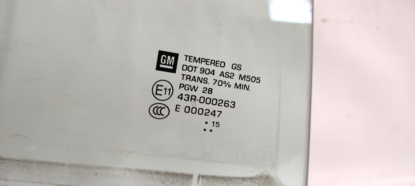 Malibu Скло дверей задньої правої Chevrolet Malibu 2013-2016 22892813 Chevrolet Malibu 5