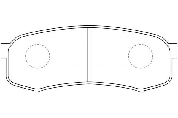 Дисковые Тормозные колодки дисковые, комплект NIBK PN1243 1