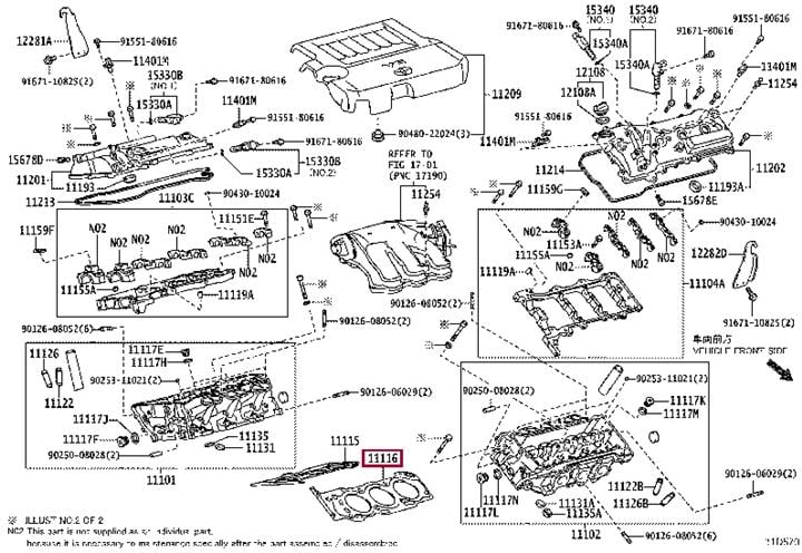 Прокладки гбц. Прокладка ГБЦ TOYOTA 1111631060