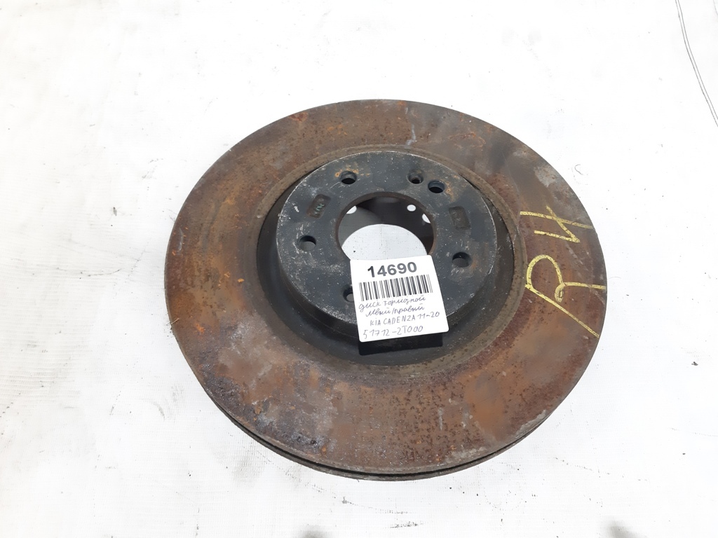 Cadenza Диск гальмівний передній лівий/правий Kia CADENZA 2011-2020 517122T000 Kia CADENZA 5