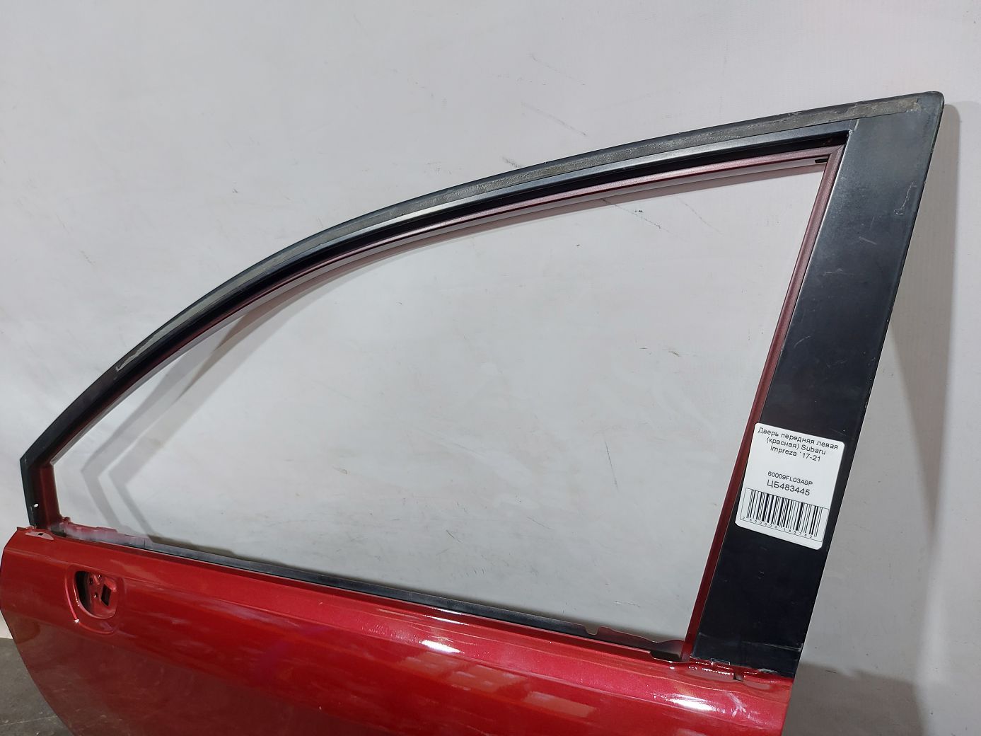 Wrx Дверь передняя левая (красная) Subaru WRX 2015-2021 60009VA0309P Subaru WRX 3