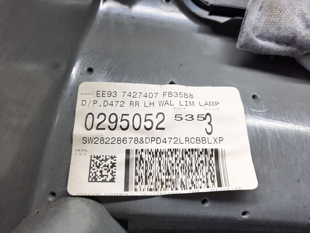 Mkt Карта двери задней левой (черная) (кожа с шторкой) Lincoln MKT 2013-2019 EE9Z7427407AA Lincoln MKT 10