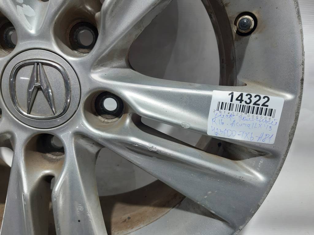Ilx Колісний диск R16 Acura ILX 2013 42700TX6A81 Acura ILX 12