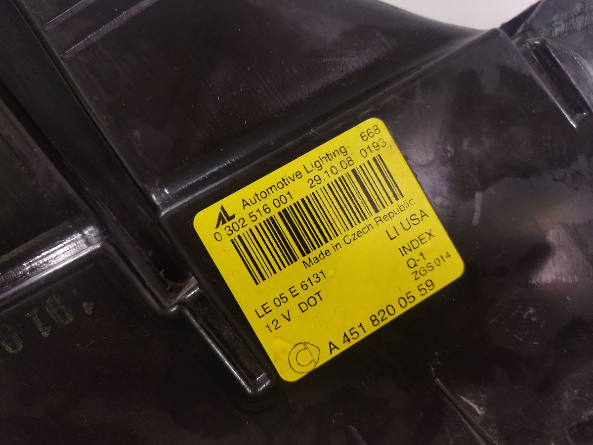 Fortwo Фара передня ліва Smart Fortwo 2008-2016 4518202559 Smart Fortwo 11 Fortwo Фара передня ліва Smart Fortwo 2008-2016 4518202559 Smart Fortwo 11