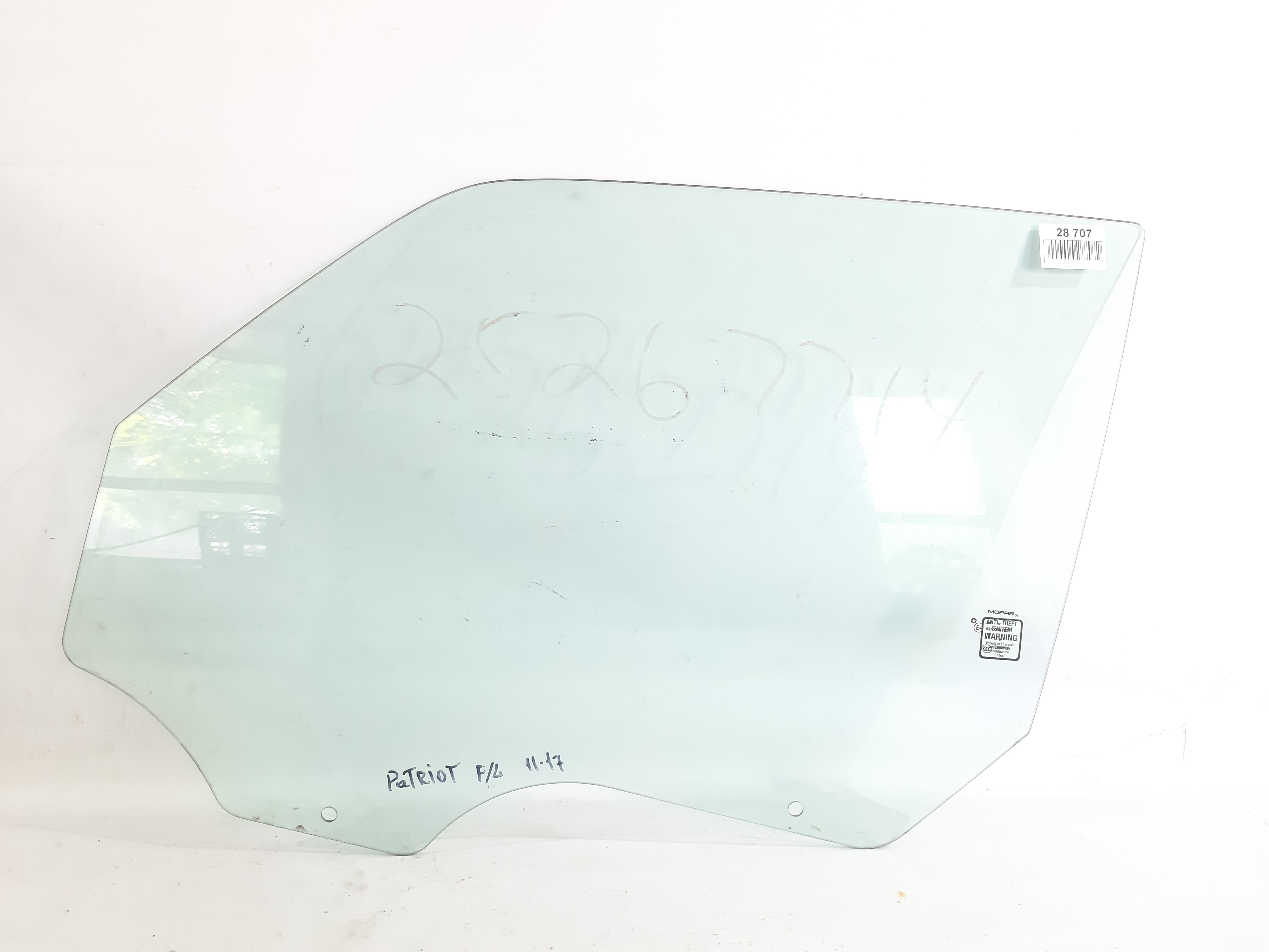 Patriot Стекло двери передней левой Jeep Patriot 2007-2017 5155449AC Jeep Patriot 19