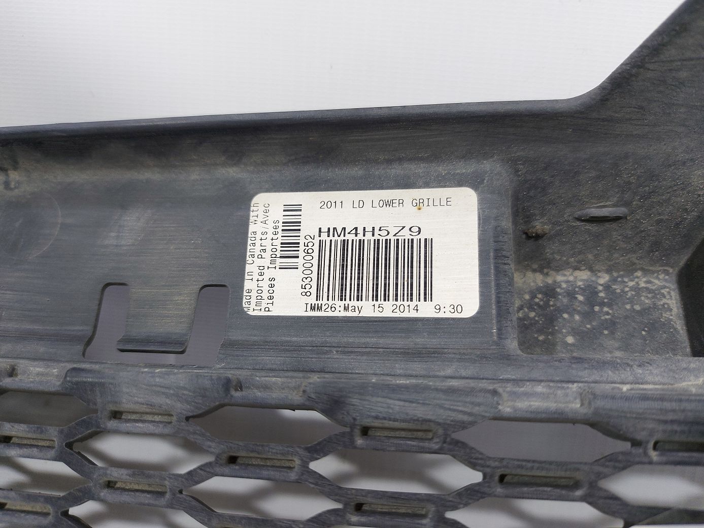 Charger Решітка радіатора нижня Dodge Charger 2011-2014 68092605AA Dodge Charger 5