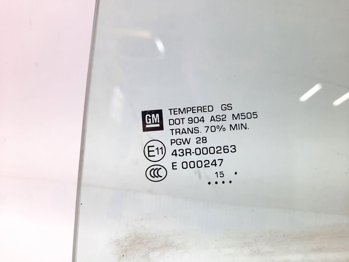 Malibu Скло дверей задньої лівої Chevrolet Malibu 2013-2016 22892812 Chevrolet Malibu 5