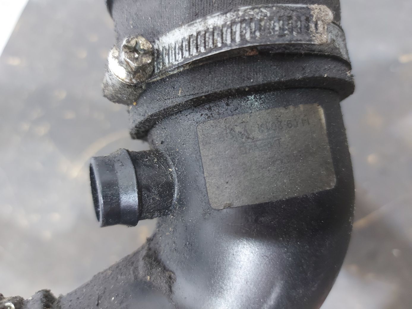 Xf Патрубок інтеркулера вихідний (довгий) Jaguar XF 2013-2015 CW936F073B Jaguar XF 2