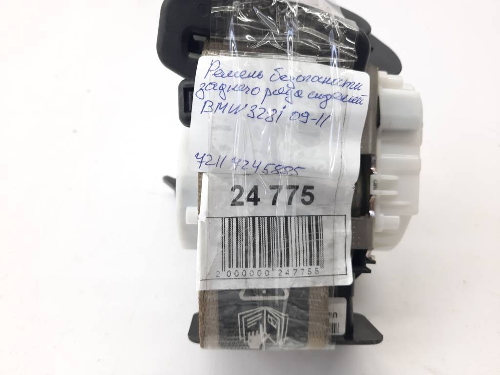 328i xdrive Ремінь безпеки заднього ряду сидінь BMW 328i xDrive 2009-2011 72117245885 BMW 328i xDrive 9