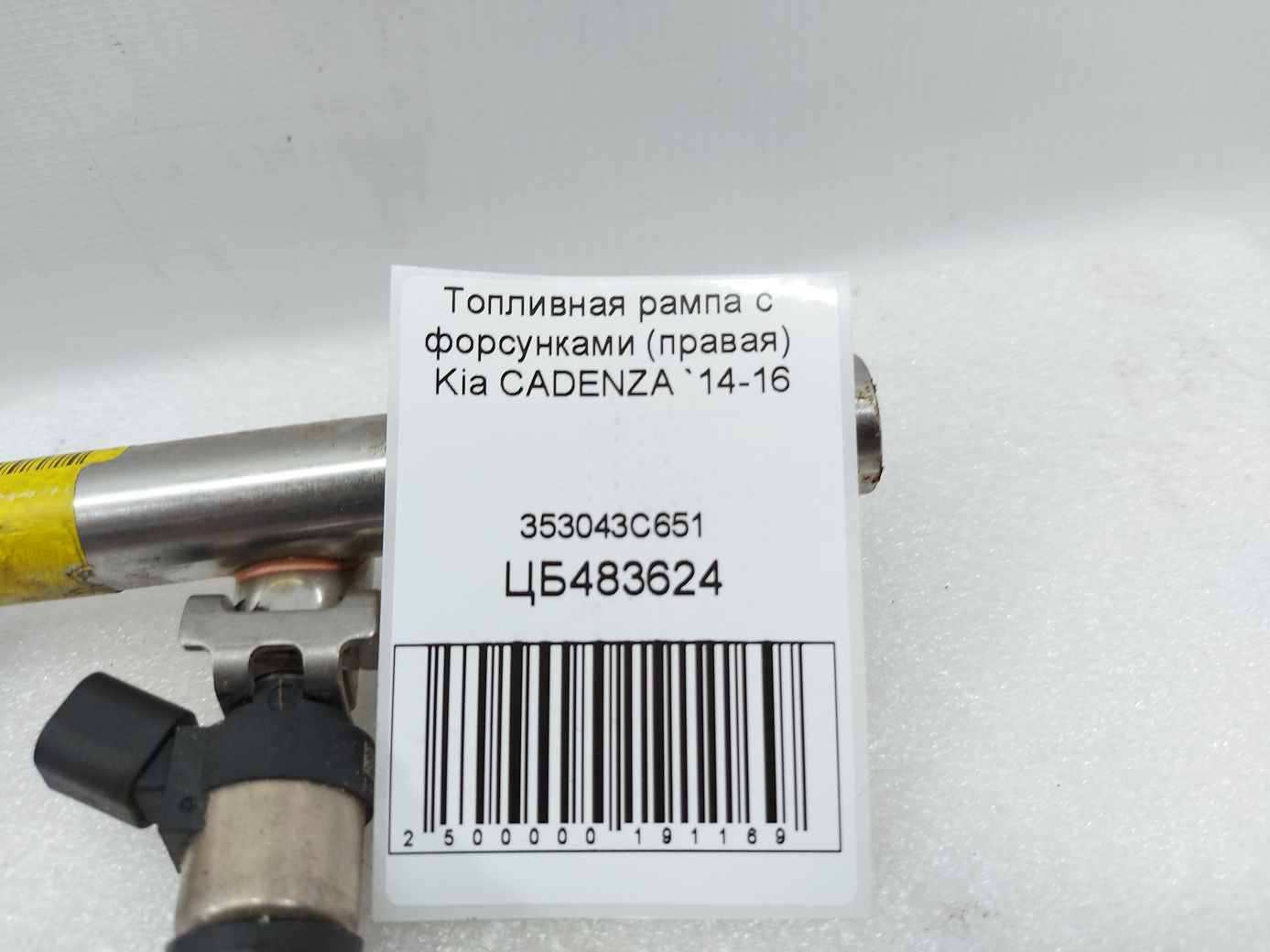 Cadenza Паливна рампа з форсунками (права) Kia CADENZA 2014-2016 353043C651 Kia CADENZA 4 Cadenza Паливна рампа з форсунками (права) Kia CADENZA 2014-2016 353043C651 Kia CADENZA 4