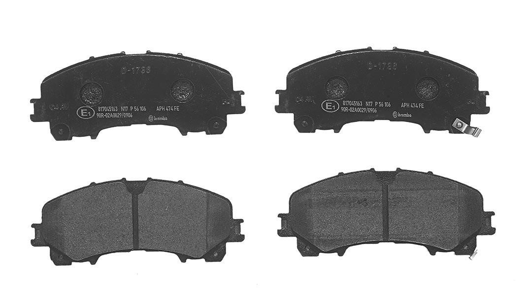 Дисковые. Гальмівні колодки дискові, комплект BREMBO P56106