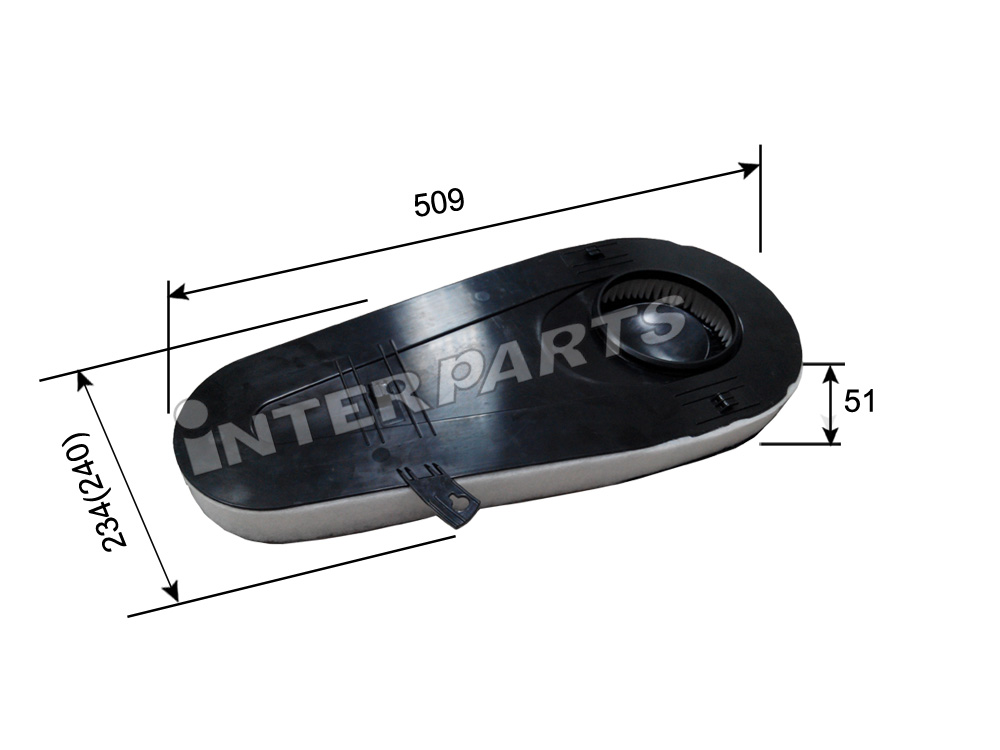 Воздушные фильтры. Повітряний фільтр INTERPARTS IPAC013 Воздушные фильтры. Повітряний фільтр INTERPARTS IPAC013