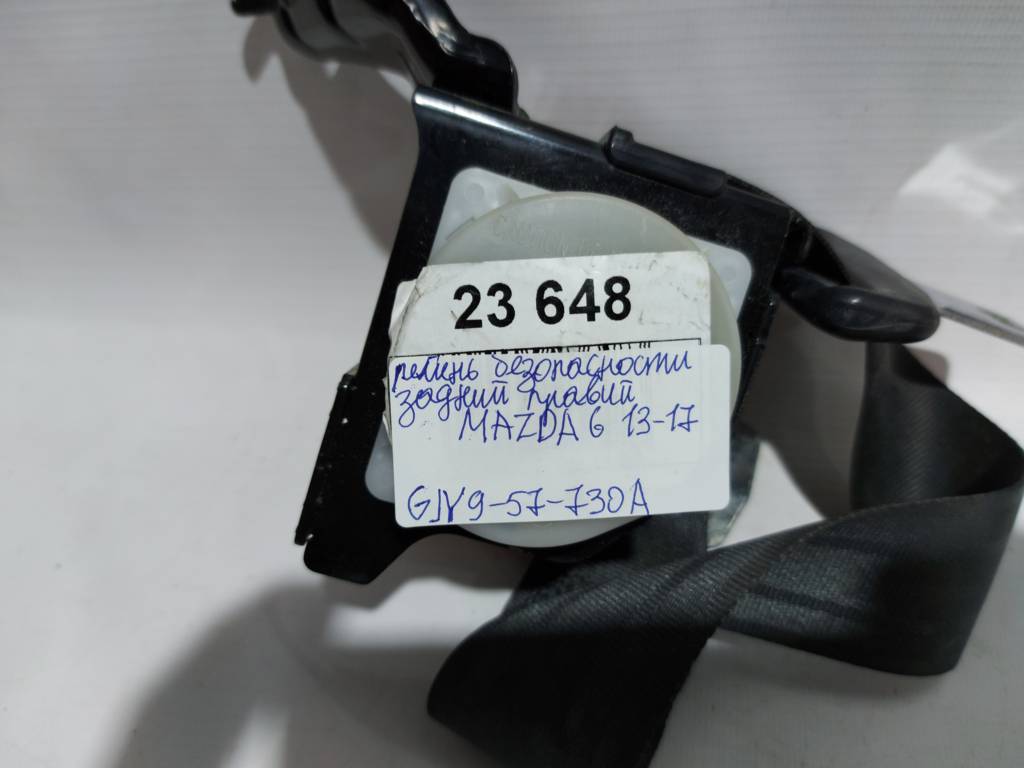 6 Ремінь безпеки задній правий Mazda 6 2013-2017 GJY957730A Mazda 6 5