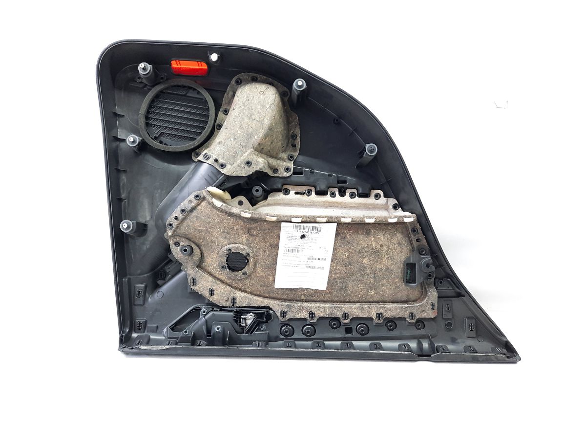 Golf Карта двери задней правой (черная) ткань (отсутствует накладка на ручке закрытия) Volkswagen Golf 5K6867222M0W 5