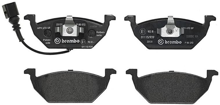 Дисковые Тормозные колодки дисковые, комплект BREMBO P85072 1