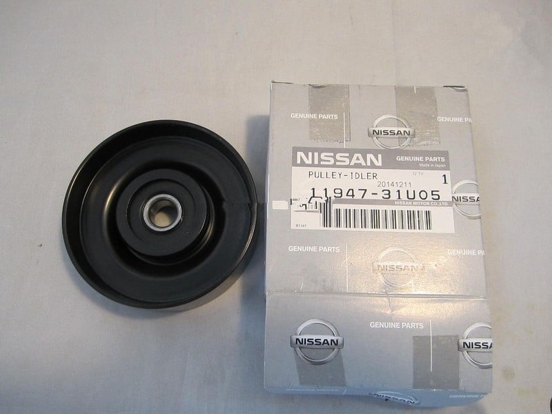 Ролики обводные. Ролик натяжной ремня поликлинового (приводного) NISSAN 1194731U05