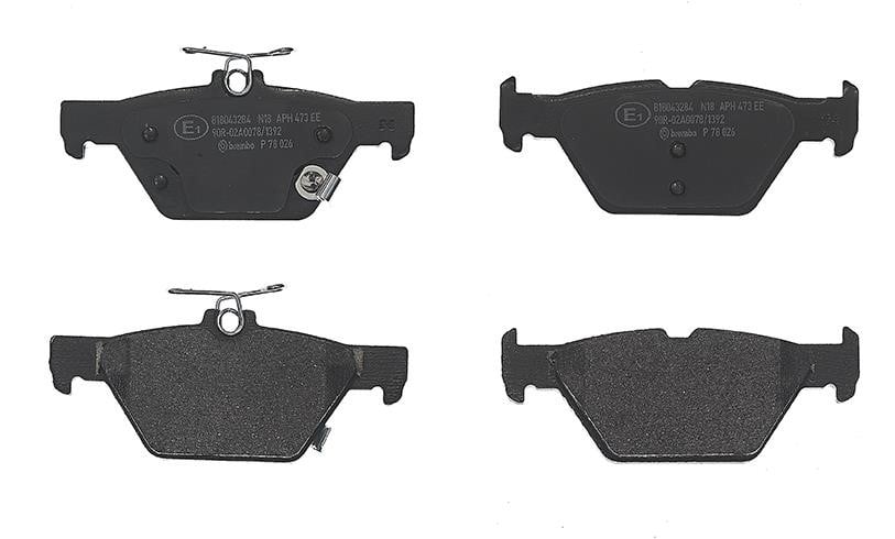Дисковые. Гальмівні колодки дискові, комплект BREMBO P78026