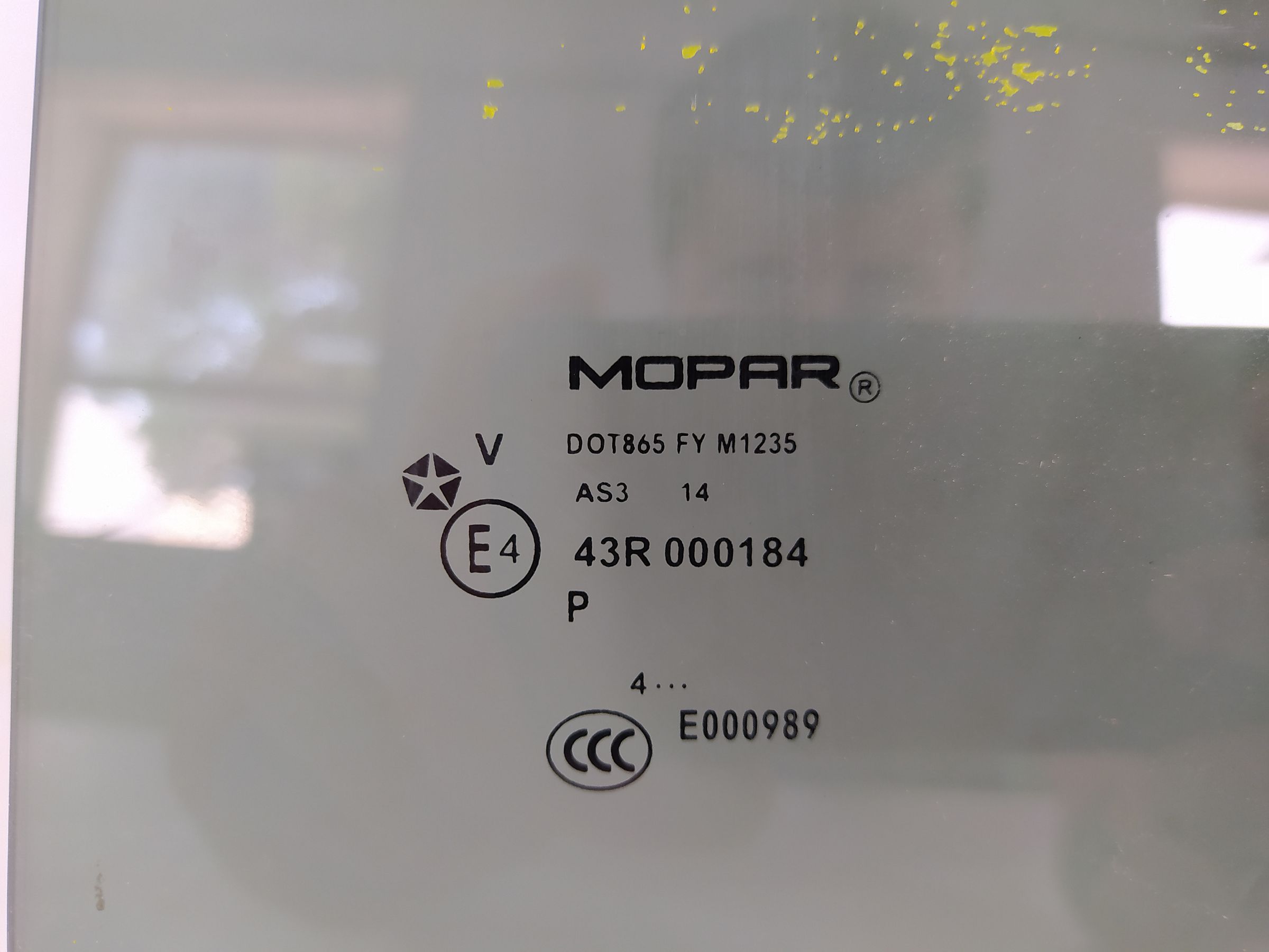 Patriot Скло дверей задньої лівої Jeep Patriot 2007-2017 5155451AC Jeep Patriot 11