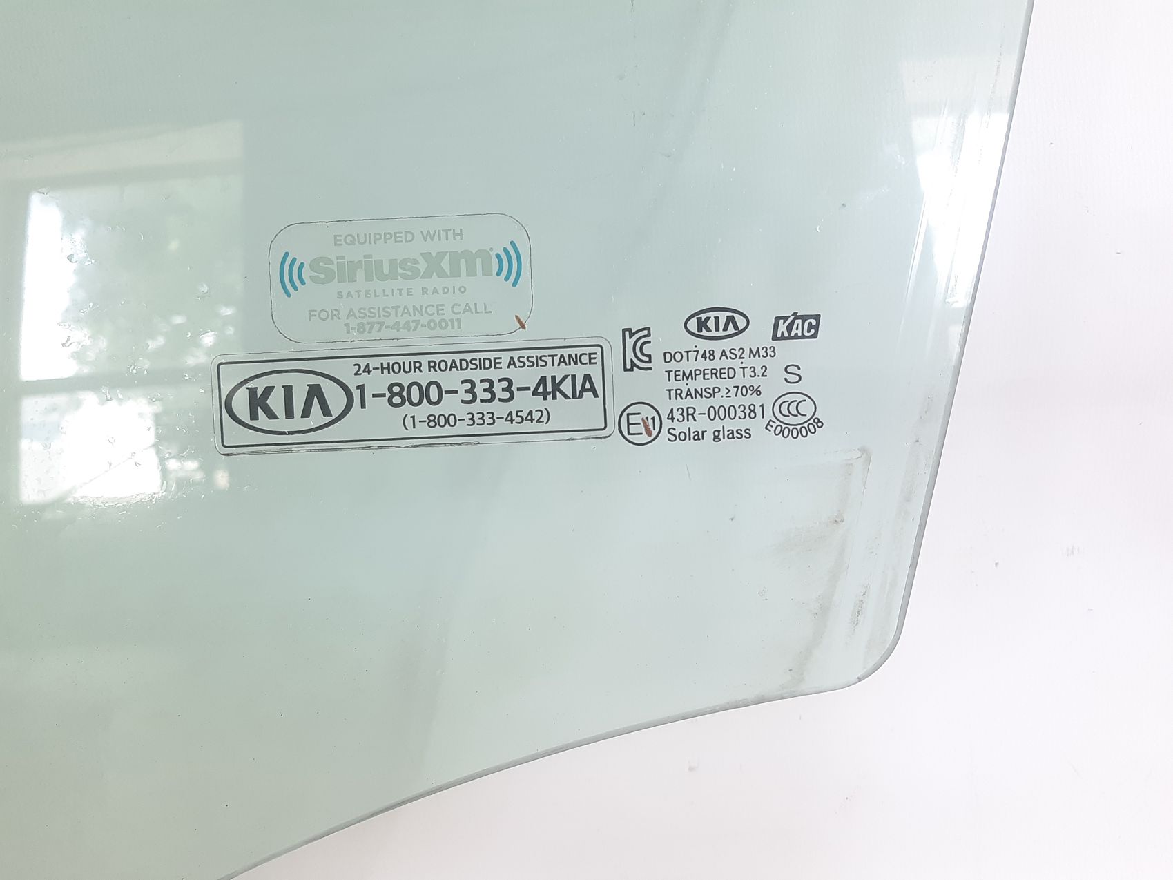 Soul Скло дверей передньої лівої Kia Soul 2012-2017 82410B2020 Kia Soul 2