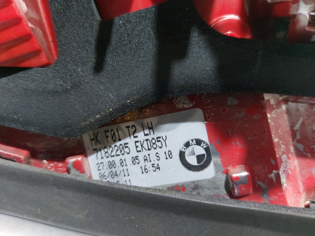 7 series Ліхтар кришки багажника лівий BMW 7 2012 63217182205 BMW 7 4