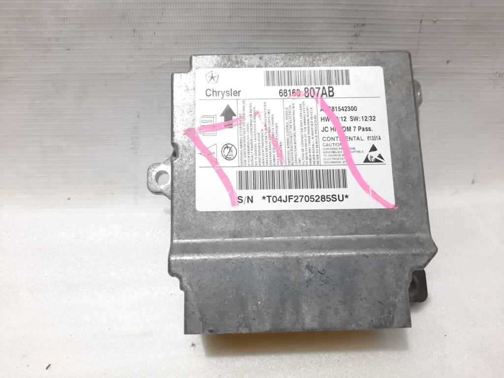 Journey. Блок управління AirBag Dodge Journey 2012-2017 68163807AB Dodge Journey Journey. Блок управління AirBag Dodge Journey 2012-2017 68163807AB Dodge Journey