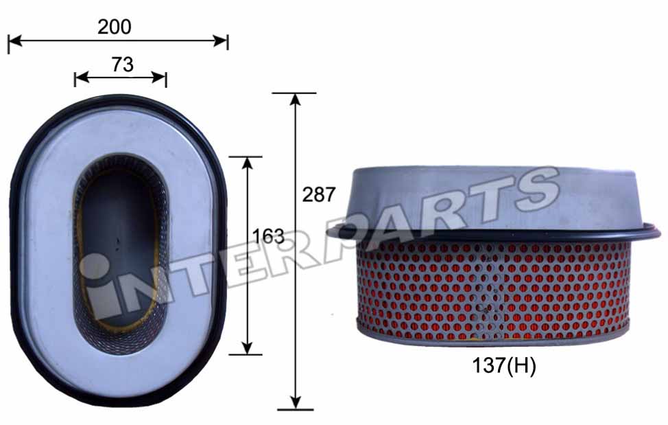 Воздушные фильтры. Воздушный фильтр INTERPARTS IPA344