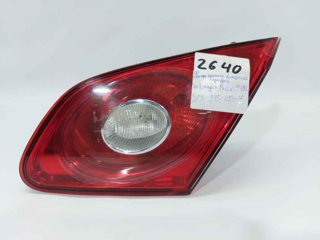 Passat cc Фонарь крышки багажника правый Volkswagen Passat CC 2009-2012 3C8945094F Volkswagen Passat CC 1