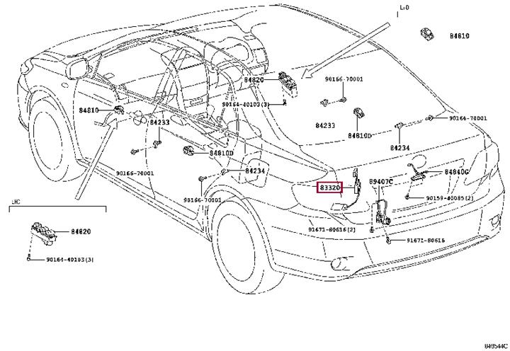 Датчик уровня топлива. Датчик рівня палива TOYOTA 8332012730