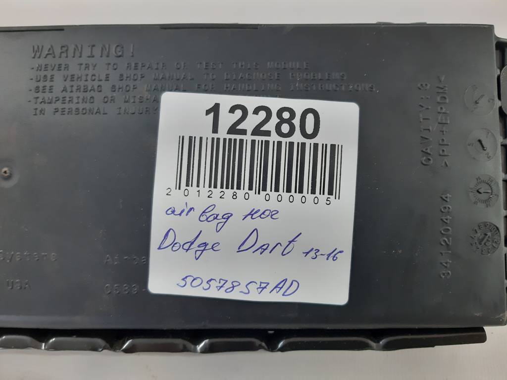 Dart Air Bag ніг правий Dodge Dart 2013-2019 5057857AD Dodge Dart 28