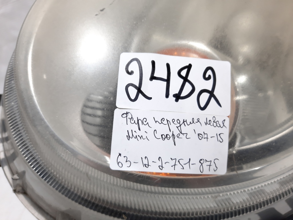 Cooper Фара передня ліва Mini Cooper 2007-2015 63122751875 Mini Cooper 10