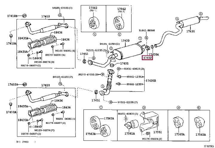 Хомуты. Хомут TOYOTA 1745250050