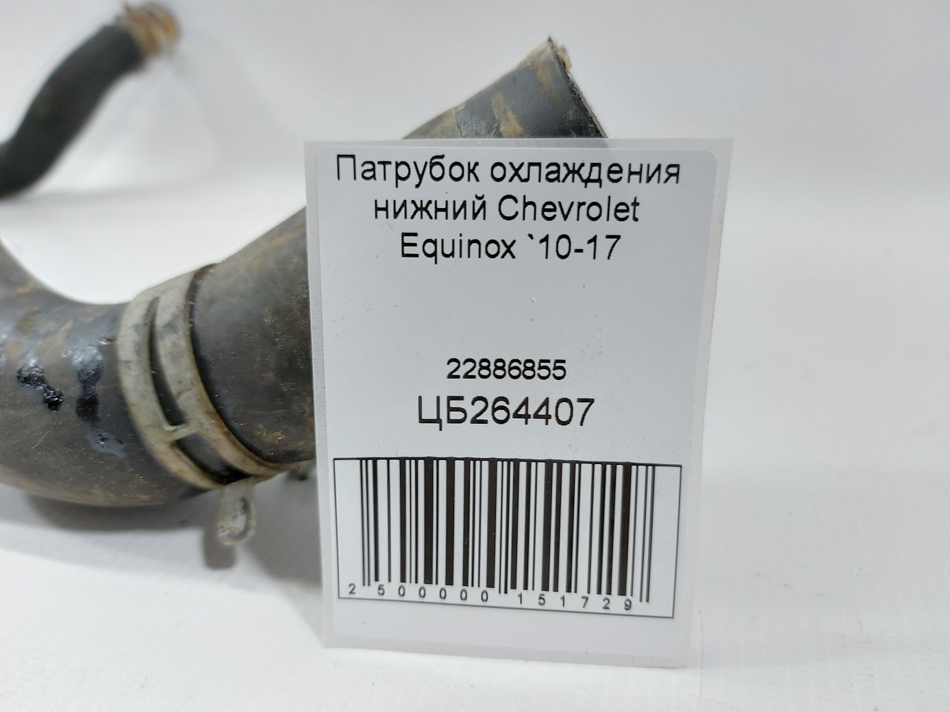 Equinox Патрубок охолодження нижній Chevrolet Equinox 2010-2017 22886855 Chevrolet Equinox 5 Equinox Патрубок охолодження нижній Chevrolet Equinox 2010-2017 22886855 Chevrolet Equinox 5