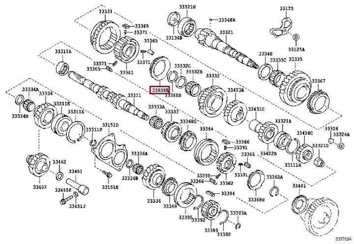 Заглушки. Кольцо TOYOTA 3303820010