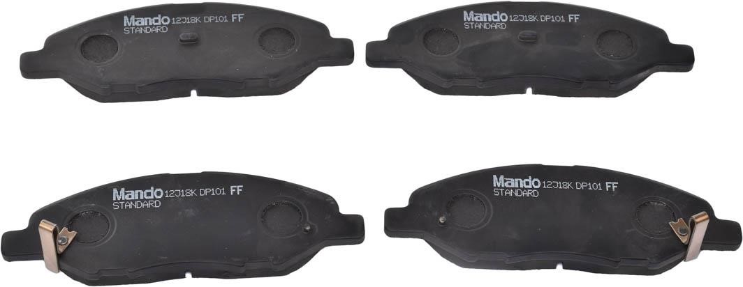 Дисковые. Гальмівні колодки дискові, комплект MANDO MPN07
