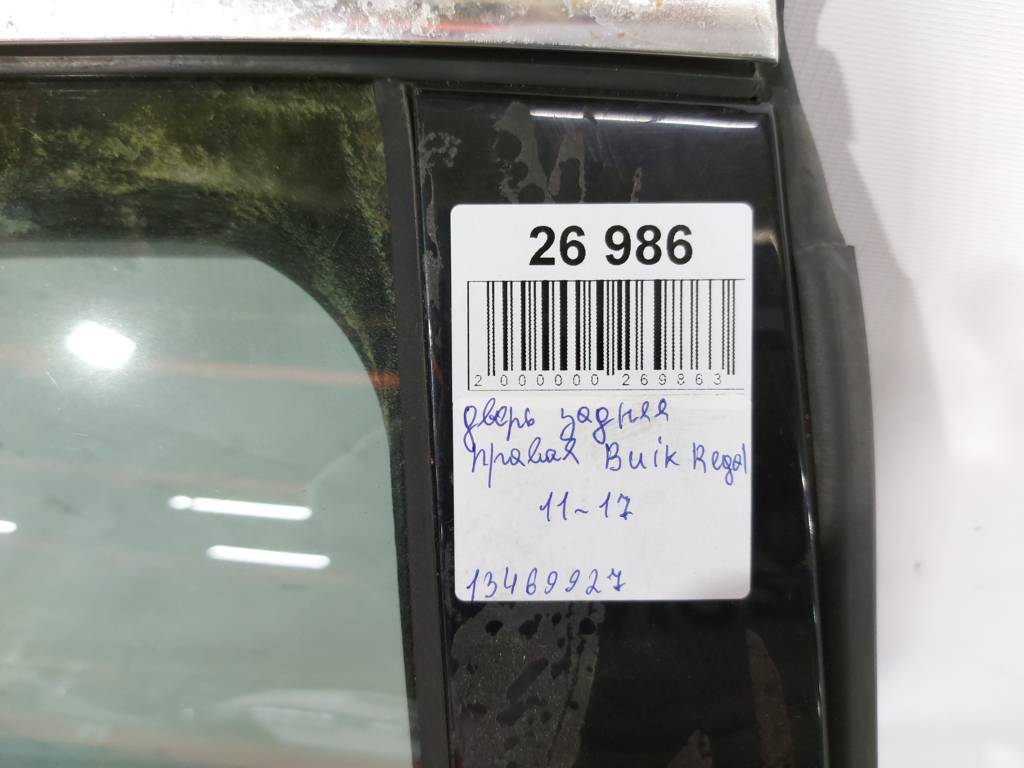 Regal. Двері задні праві в зборі Buick Regal 2011-2017 13469927 Buick Regal
