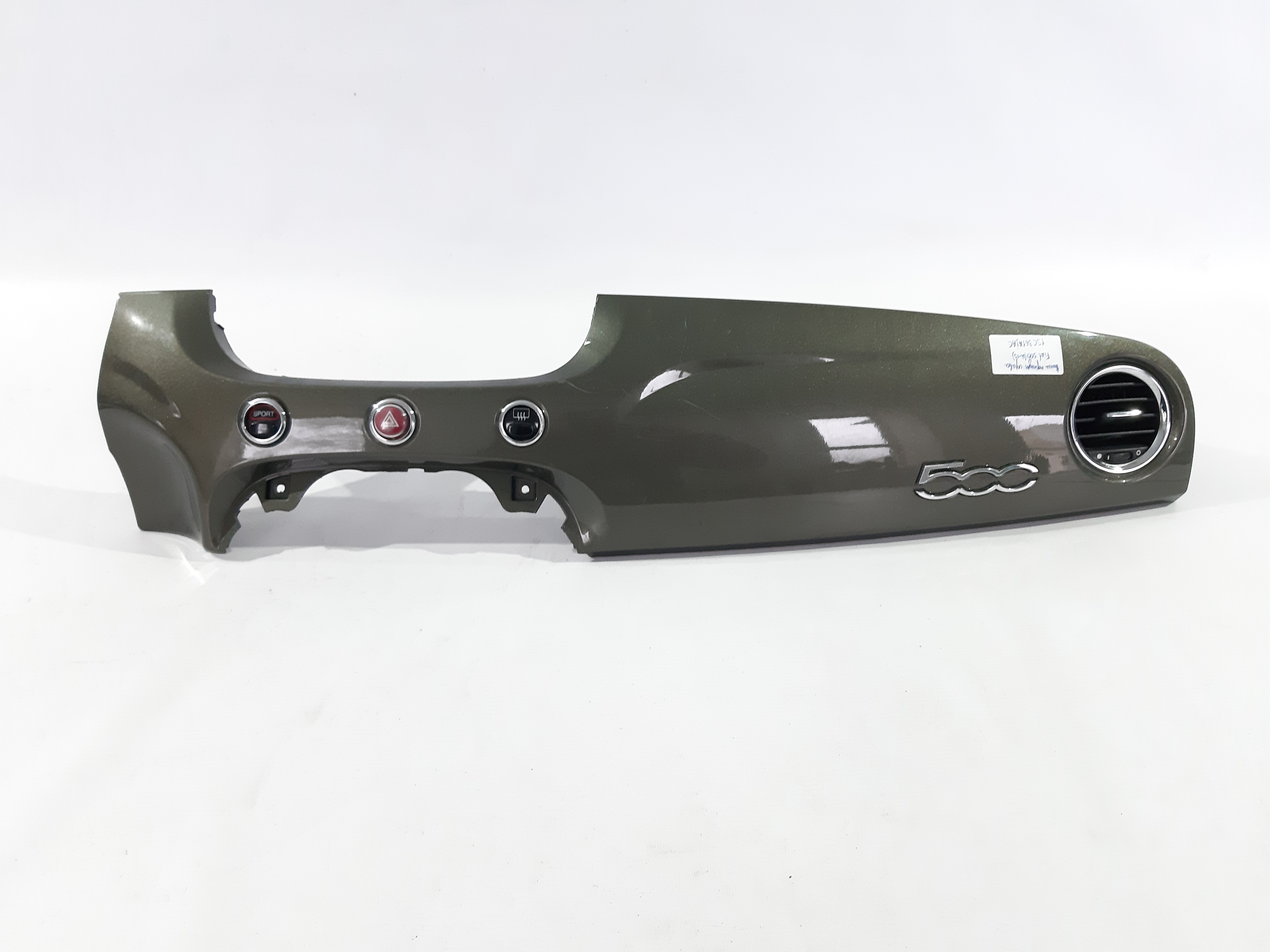 500. Накладка торпедо права верхня (декор) Fiat 500 2012-2013 1SC361AJAC Fiat 500 500. Накладка торпедо права верхня (декор) Fiat 500 2012-2013 1SC361AJAC Fiat 500