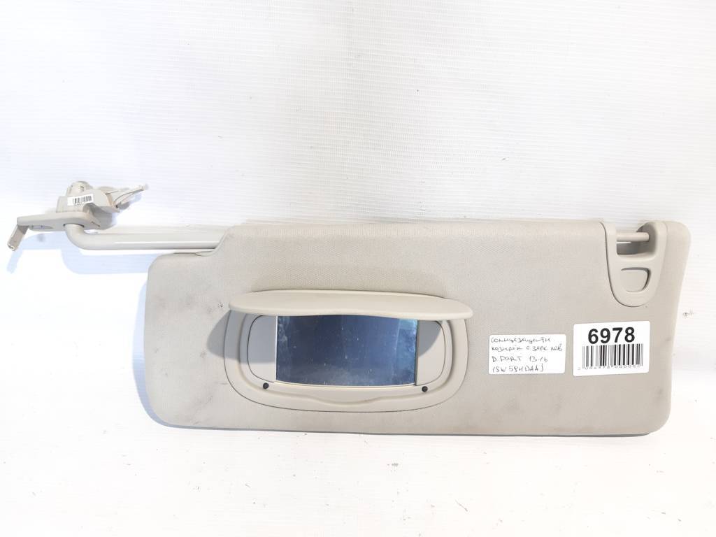 Dart Козырёк солнцезащитный водителя Dodge Dart 2013-2019 1SW59HDAAJ Dodge Dart 27