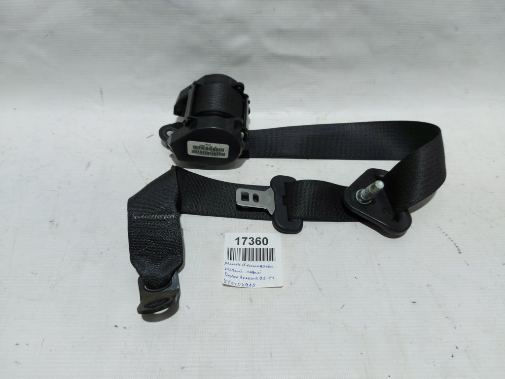 Avenger. Ремінь безпеки задній лівий Dodge Avenger 2008-2014 XS71DX9AD Dodge Avenger