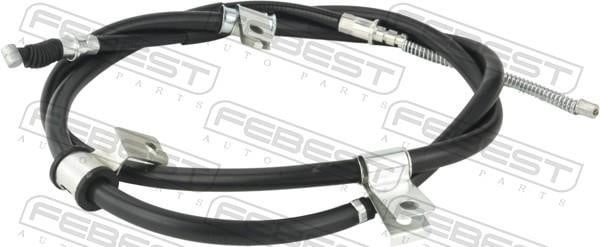 Тросы ручника. Трос стоянкового гальма FEBEST 04100KH4RH