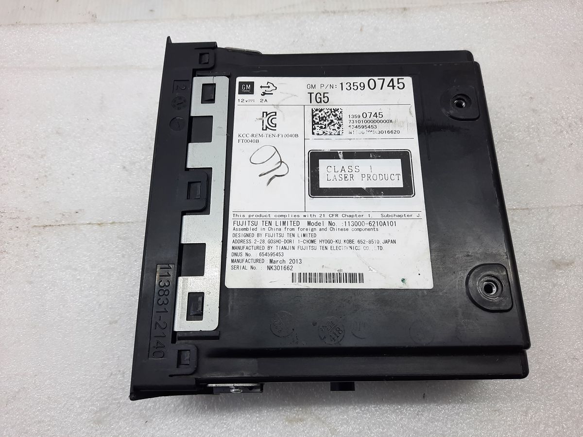 Ats CD плеєр Cadillac ATS 2013-2014 13590745 Cadillac ATS 5