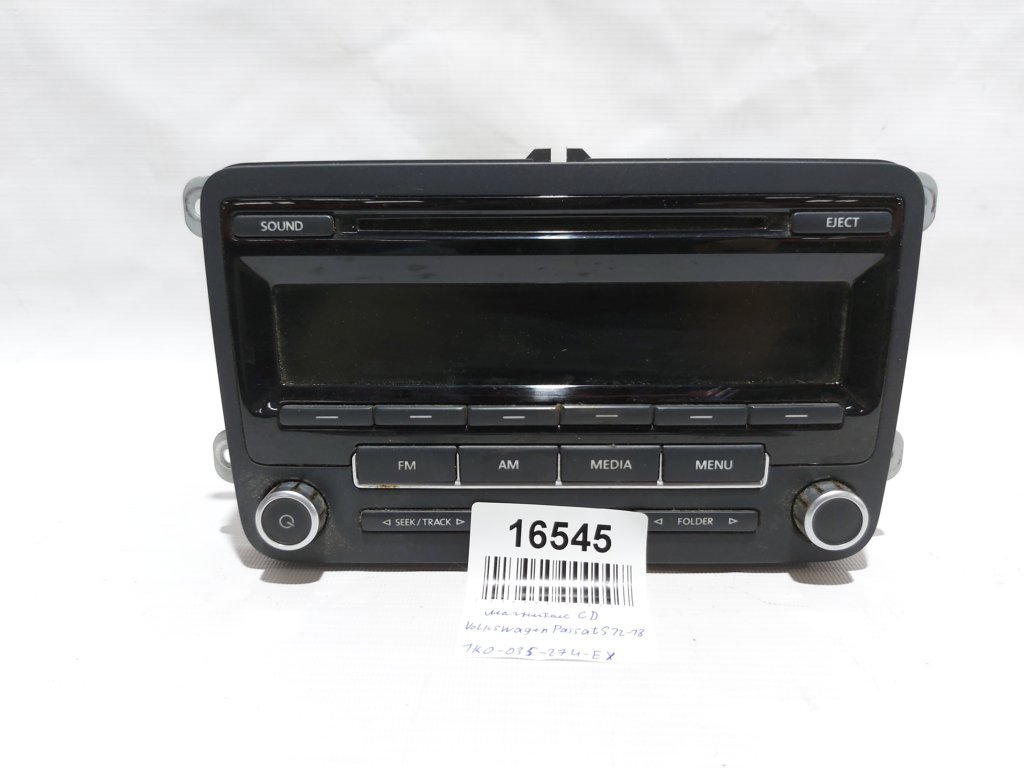 Passat s. Магнитола CD Volkswagen Passat S 2012-2018 1K0035274EX Volkswagen Passat S