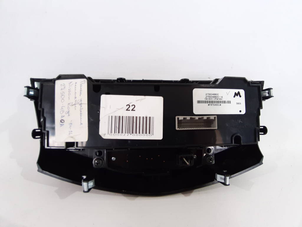 Rogue Панель керування кліматом Nissan Rogue 2014-2016 275004BA0A Nissan Rogue 9